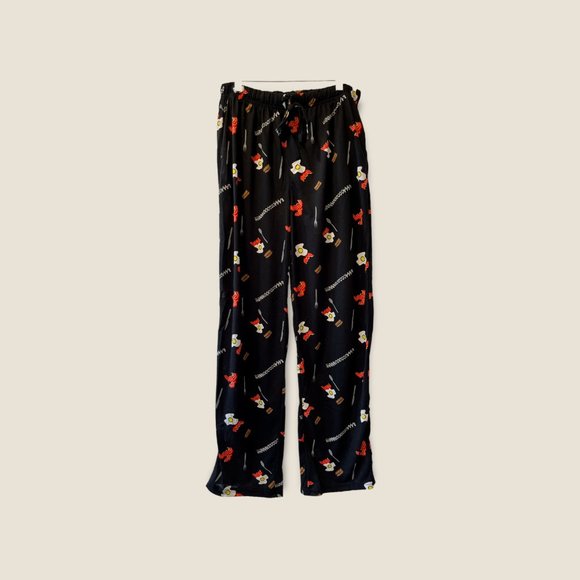 Mens Bacon Eggs Sleep Pants PJ Bottoms Pajamas Medium - Picture 1 of 2